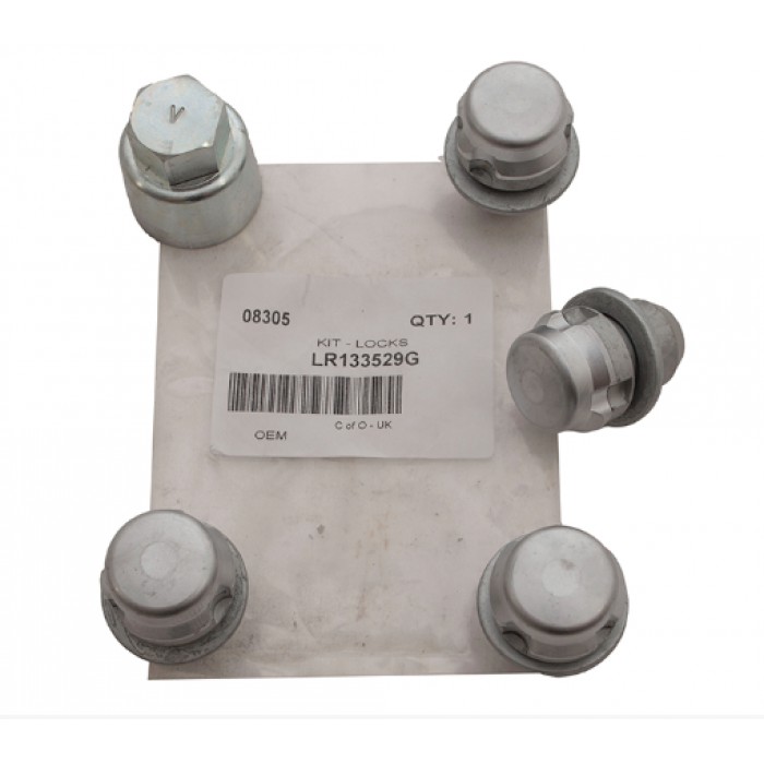 Pinhead Solid Axle - Set Di 4 Dadi Di Bloccaggio Ruota Antifurto Per Bici (M9/M10) Con Chiave Unica, Sicurezza In Acciaio Cro-Mo