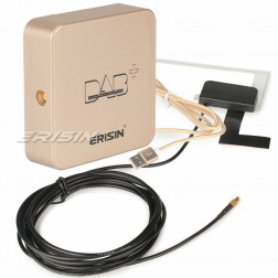 ERISIN ES364CU  DAB+ Digital Radio Box MCX Amplified Antenna for Android 6.0/7.1/8.0+ Car Stereo