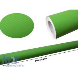 3d Carbon fiber film textured - car vinyl 30 meters