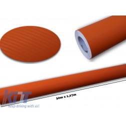 3d Carbon fiber film textured - car vinyl 30 meters