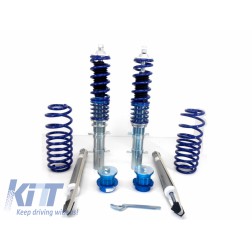 Adjustable Sport Coilovers Blueline suitable for VW Golf 3 III Vento Jetta III (1992-1998) Polo 6N (1994-2002) Seat Ibiza MK2 Cordoba MK1 (1993-2002)
