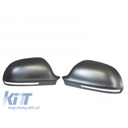 3M Adhesive Mirror caps covers suitable for AUDI A3 8P, A4 B8, A6 4F Facelift, A5 S5 RS5, A8