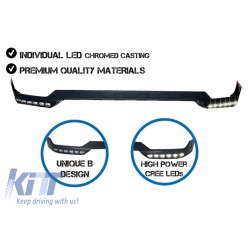 Front Bumper Spoiler LED DRL Extension suitable for Mercedes G-Class W463 (1989-2017)
