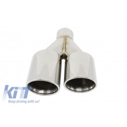 Exhaust Muffler Tip suitable for BMW 3 Series E46 E90 E92 E93 F30 F31 4 Series F32 F33 F36 5 Series E60 F10 F11 G30 6 Series F06 F12 F13 M3 M5 M-Power Design LEFT