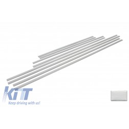 Add On Door Moldings Strips Brushed Aluminum suitable for MERCEDES G-class W463 (1989-2015)