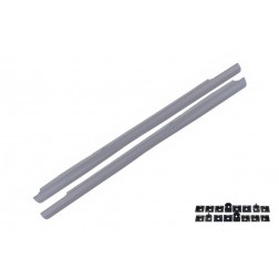 Side Skirts suitable for MERCEDES S-Class W221 (2005-2011) S65 Design Short Version