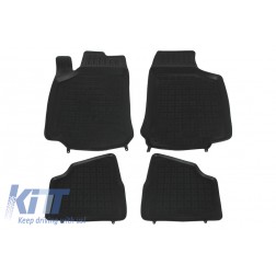 Floor mat Rubber Black suitable for OPEL Corsa C 2000-2006
