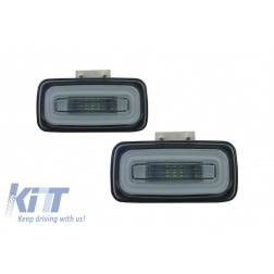 Led Rear Bumper Fog Lamp Light Bar suitable for MERCEDES G-Class W463 (1989-2015) Smoke