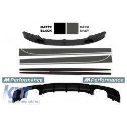 Add On Kit Extension Conversion to M-Performance Design suitable for BMW 3 Series F30/F31 (2011-) Sedan/Touring