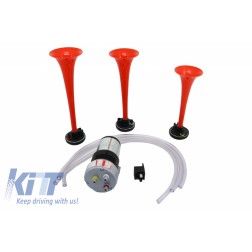 Air Pressure Auto Horn With Low and Deep Tonality for Cars With Air compresion