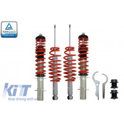 Height Adjustable Sport Coilover Suspension Kit Red Line suitable for BMW 3 Series E36 (1990-2000)