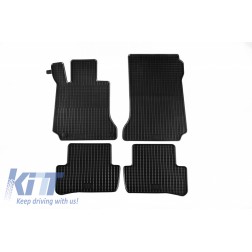Floor Mat Rubber suitable for MERCEDES C-Klasse (W204) 03/2007-02/2014, E-Klasse Coupe/Cabrio 05/2009-03/2017 (C207), T-Modell (S204) 11/2007-08/2014