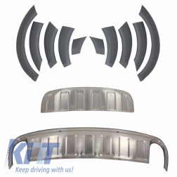 Body Kit Skid Plates Off Road Wheel Arches suitable for AUDI Q7 2010-2015 Facelift Off Road Package