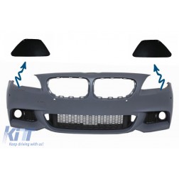 SET SRA Bumper Headlights Washing System Covers suitable for BMW 5er F10 F11 11+ (Right&Left)