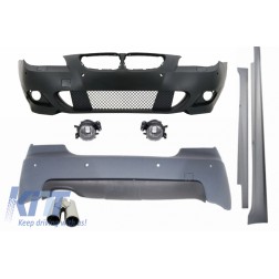 Body Kit M-Technik suitable for BMW E60 5 Series 2003-2007 with PDC 24mm Exhaust Muffler Tips LEFT SIDE