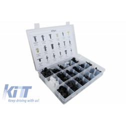 Auto Clips Plastic Fasteners Kit 425 pcs