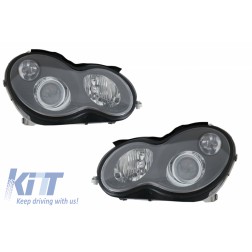 Headlights suitable for MERCEDES C-Class W203 (05.2000-03.2004) Facelift Look