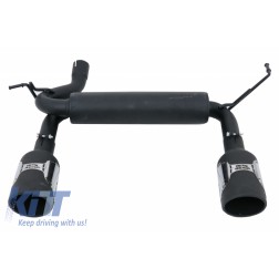 Complete Exhaust System Axle-Back suitable for JEEP Wrangler / Rubicon JK (2007-2017) Double Exhaust Metal Mulisha Design