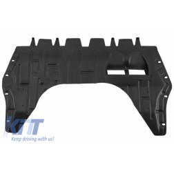 Bottom engine cover fits to: Audi A3 II 8P 2008 - 2013; Seat ALTEA 2011 - 2015, LEON II 2011 - 2013; Volkswagen CADDY 2003 - 2008, GOLF V, VI 2003 - 2013, GOLF PLUS 2005 - 2014, JETTA V 2005 - 2011, S