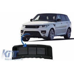 Front Bumper Skid Plate suitable for Land Rover RANGE ROVER SPORT L494 (2013-2017) Piano Black