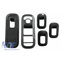 Car Window Glass Lift Switch Button Cover Trim suitable for Mercedes A-Class W177 V177 (2018-Up) LHD