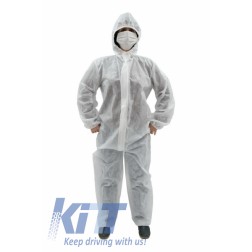 Coverall Overall Dustproof Workwear Jumpsuit 100% polypropylene with Hood Disposable size XL/XXL