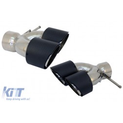 Carbon Fiber Exhaust Muffler Tips suitable for Land Rover Range Rover and SUVs Inlet 7.8cm