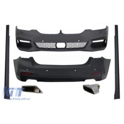 Complete Body Kit suitable for BMW 5 Series G30 (2017-up) with Exhaust Muffler Tips M-Tech Design