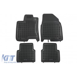 Floor mat Rubber Black suitable for NISSAN QASHQAI +2 I 2008 - 2013