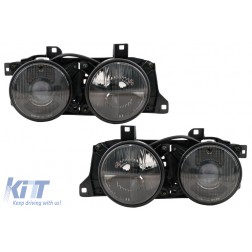 Headlights suitable for BMW 7 Series E32 (1988-1995) 5 Series E34 (1989-1996) Smoked