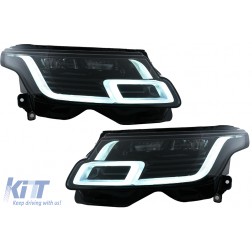 Full LED Headlights suitable for LAND ROVER RANGE ROVER IV VOGUE SUV L405 (2013-2017) Conversion to 2018-up
