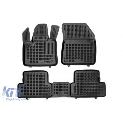Floor mat Rubber Black suitable for Opel GRANDLAND X 2017-Up