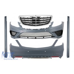 Body Kit with Front Grille Chrome suitable for Mercedes S-Class W222 (2013-06.2017) S63 Design
