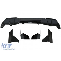 Aero Body Kit Front Bumper Lip and Air Diffuser suitable for BMW X5 G05 (2018-up) M Performance Design Piano Black
