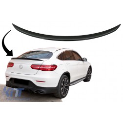 Trunk Boot Spoiler suitable for MERCEDES GLC C253 Coupe (2015-up) Piano Black