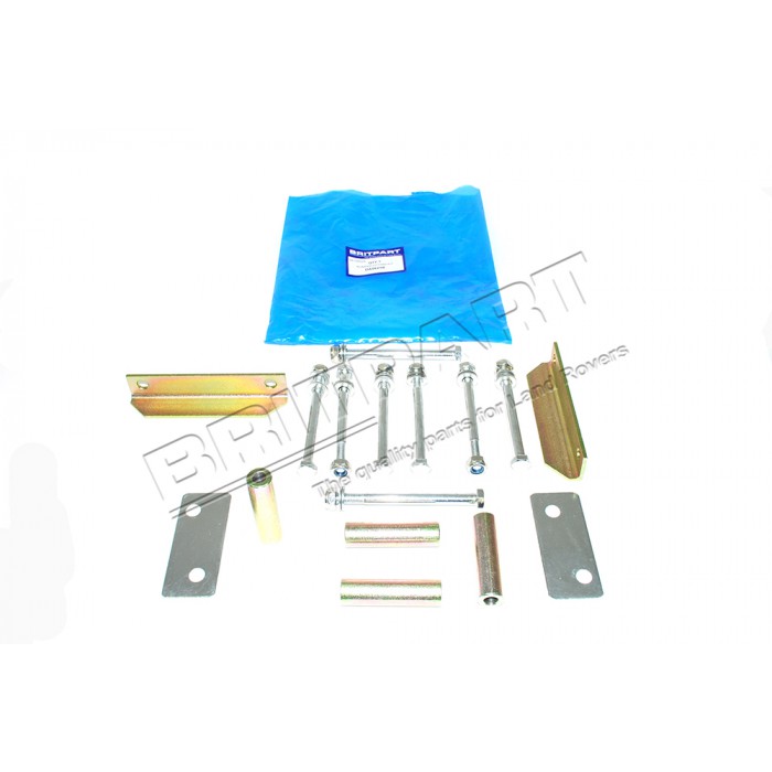 Cenpek - Kit di montaggio per paraurti auto, in lega di alluminio, con bullone, fissaggio a sgancio rapido, colore: nero